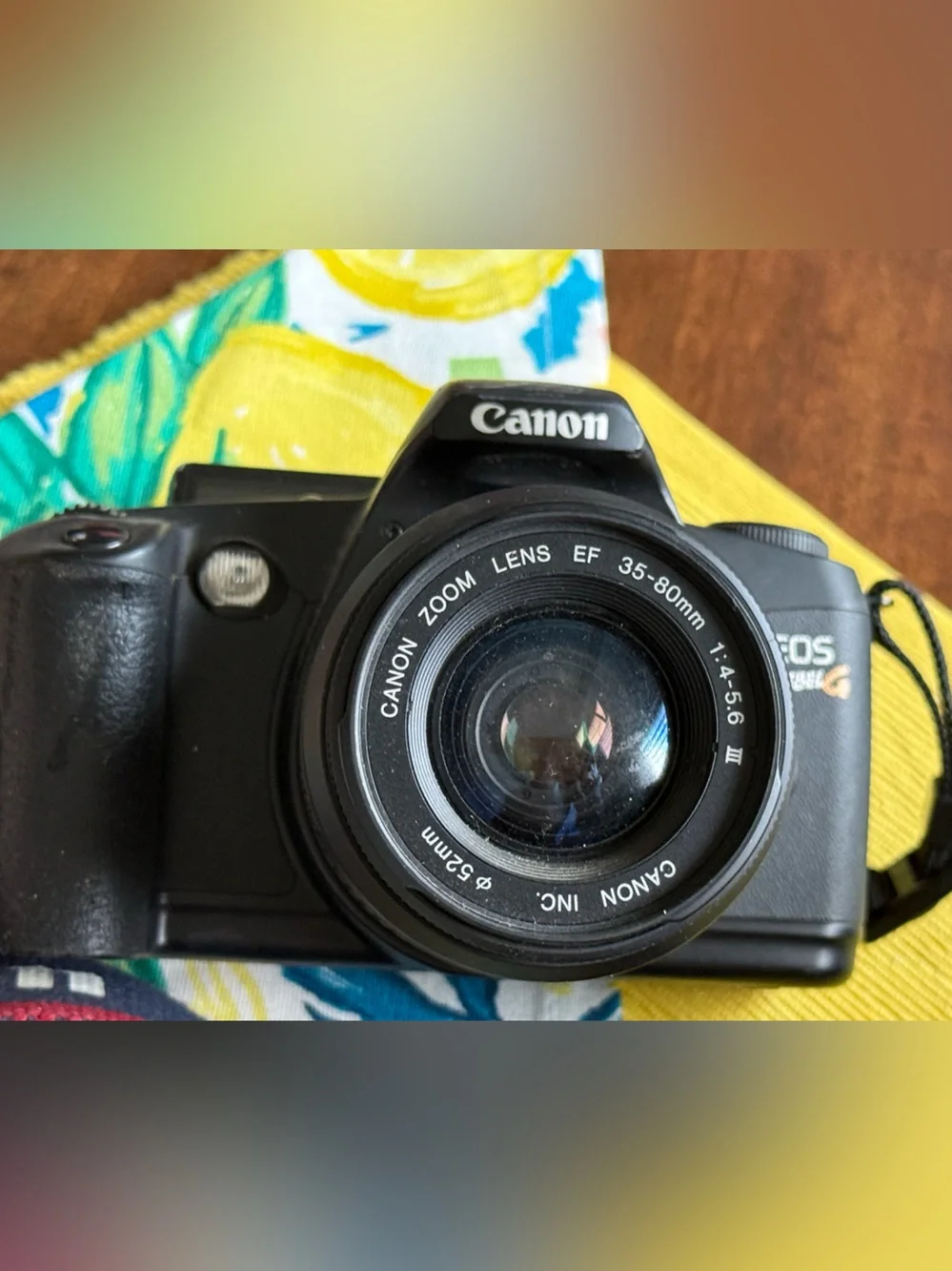 Canon EOS Rebel G 35mm Film Camera w/ Canon EF 35-80mm Lens Tested/